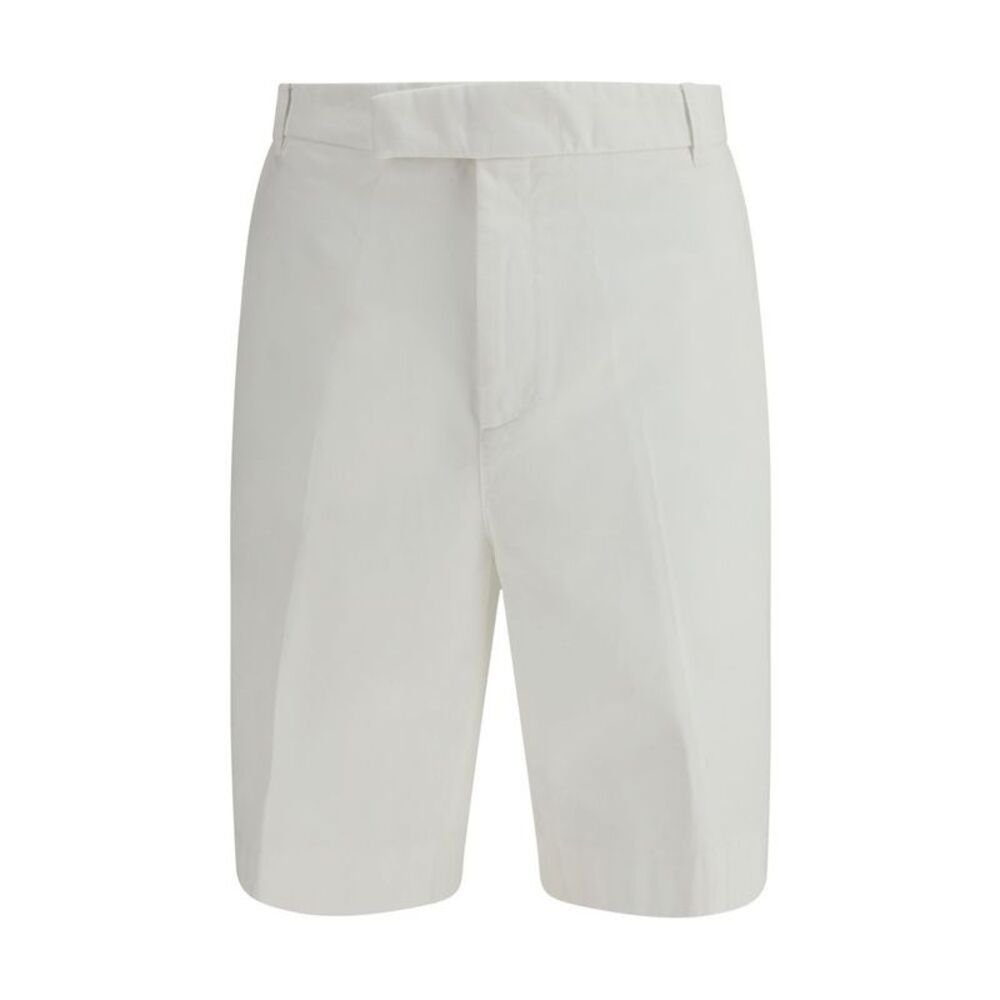 Thom Browne White Polyester Bermuda Men's Shorts